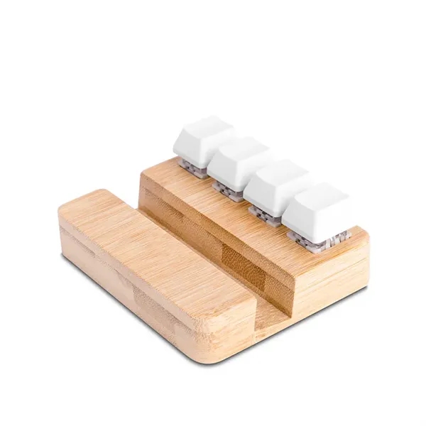 Bamboo Stand & Keypad Stress Reliever - Bamboo Stand & Keypad Stress Reliever - Image 4 of 7