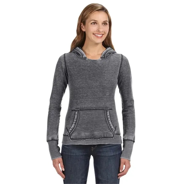 J America Ladies' Zen Pullover Fleece Hooded Sweatshirt - J America Ladies' Zen Pullover Fleece Hooded Sweatshirt - Image 24 of 35