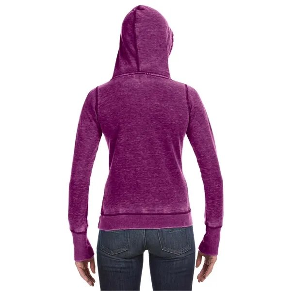 J America Ladies' Zen Pullover Fleece Hooded Sweatshirt - J America Ladies' Zen Pullover Fleece Hooded Sweatshirt - Image 28 of 35