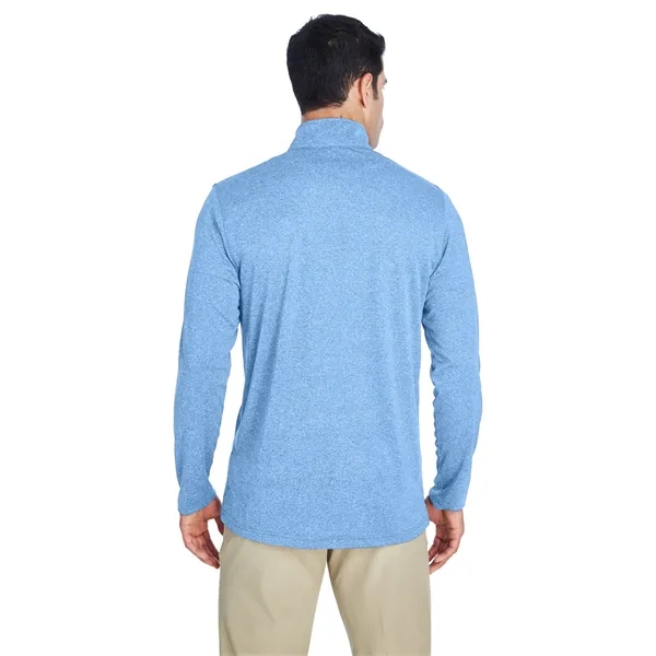 UltraClub Men's Cool & Dry Heathered Performance Quarter-Zip - UltraClub Men's Cool & Dry Heathered Performance Quarter-Zip - Image 25 of 52