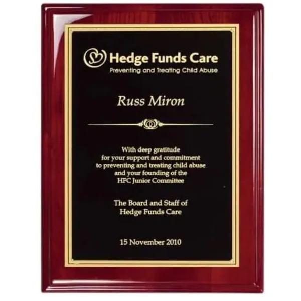 Rosewood Finish Plaque - Rosewood Finish Plaque - Image 0 of 0