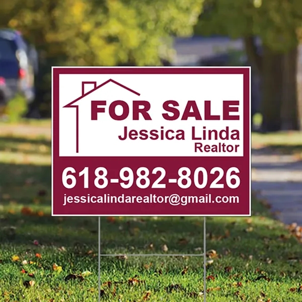 24x18 One Color Yard Signs - Single Side - 24x18 One Color Yard Signs - Single Side - Image 0 of 0