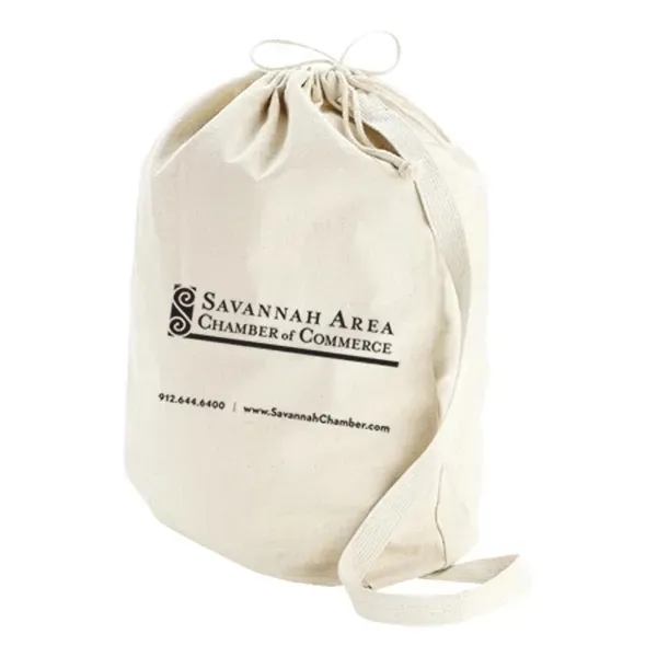 Canvas Drawstring Laundry Bag - Medium - Canvas Drawstring Laundry Bag - Medium - Image 4 of 4