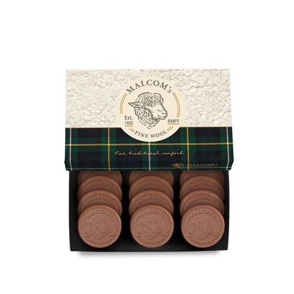Chocolate Shortbread Cookie Box (6 pack) - Luxe Packaging - Chocolate Shortbread Cookie Box (6 pack) - Luxe Packaging - Image 1 of 2