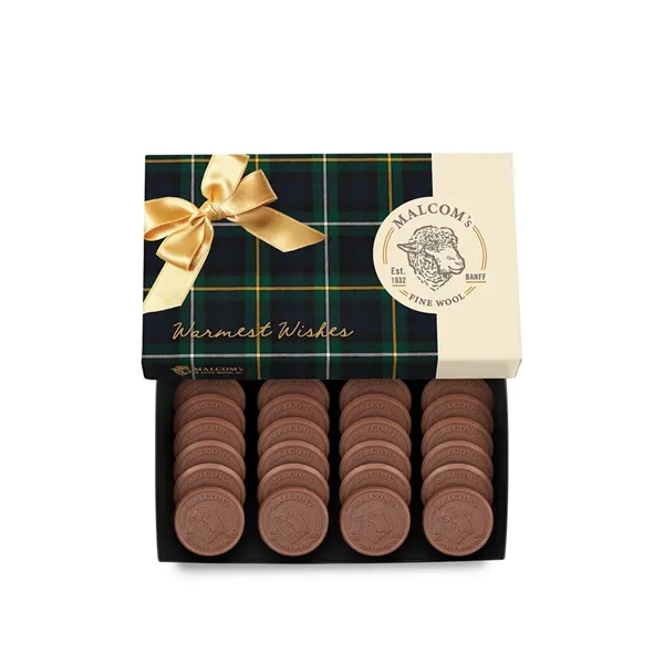 Chocolate Shortbread Cookie Box (6 pack) - Luxe Packaging - Chocolate Shortbread Cookie Box (6 pack) - Luxe Packaging - Image 2 of 2