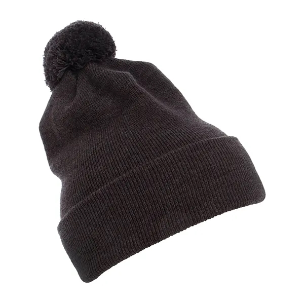 YP Classics Cuffed Knit Beanie with Pom Pom - YP Classics Cuffed Knit Beanie with Pom Pom - Image 7 of 13