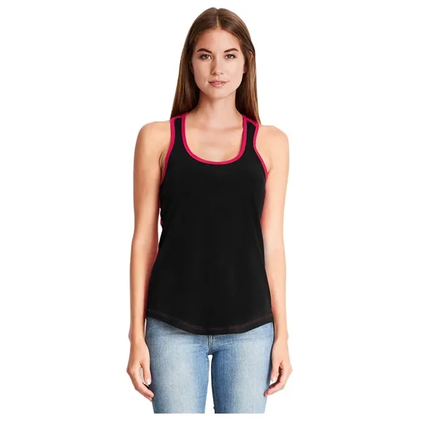 Next Level Apparel Ladies' Ideal Colorblock Racerback Tank - Next Level Apparel Ladies' Ideal Colorblock Racerback Tank - Image 8 of 54