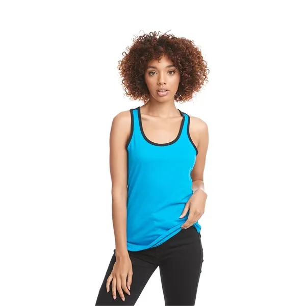 Next Level Apparel Ladies' Ideal Colorblock Racerback Tank - Next Level Apparel Ladies' Ideal Colorblock Racerback Tank - Image 9 of 54