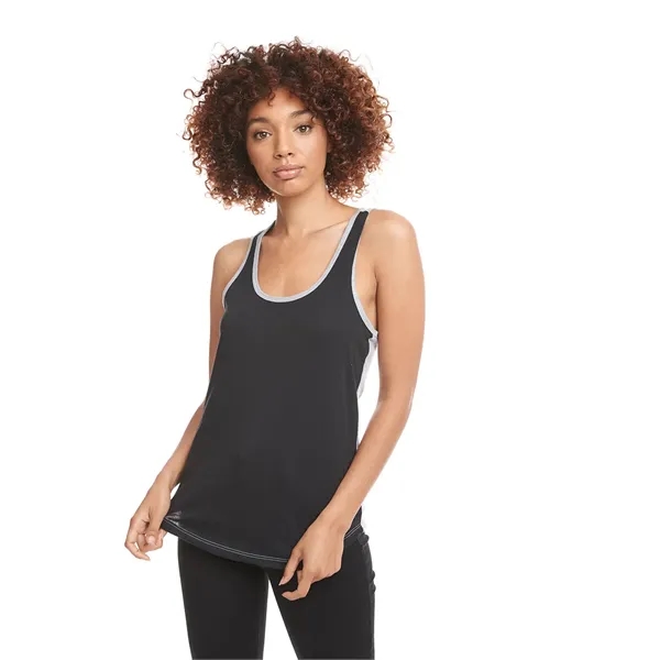 Next Level Apparel Ladies' Ideal Colorblock Racerback Tank - Next Level Apparel Ladies' Ideal Colorblock Racerback Tank - Image 10 of 54