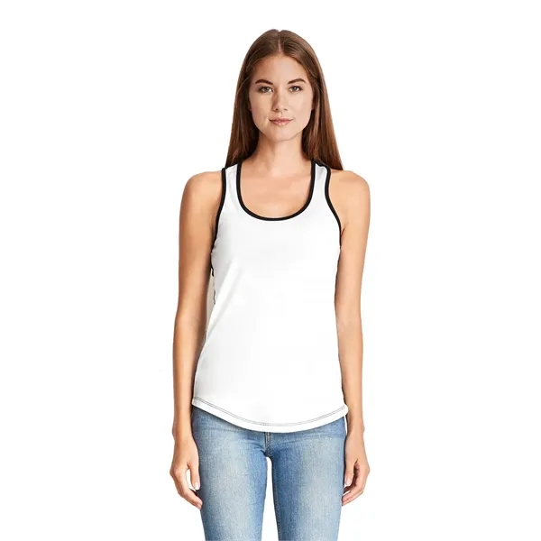 Next Level Apparel Ladies' Ideal Colorblock Racerback Tank - Next Level Apparel Ladies' Ideal Colorblock Racerback Tank - Image 11 of 54