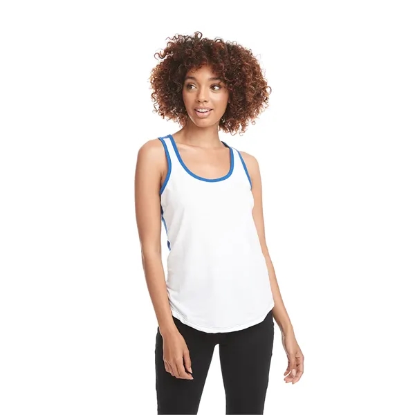 Next Level Apparel Ladies' Ideal Colorblock Racerback Tank - Next Level Apparel Ladies' Ideal Colorblock Racerback Tank - Image 12 of 54