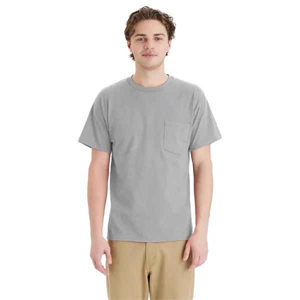 Hanes Unisex Essential Pocket T-Shirt - Hanes Unisex Essential Pocket T-Shirt - Image 9 of 17