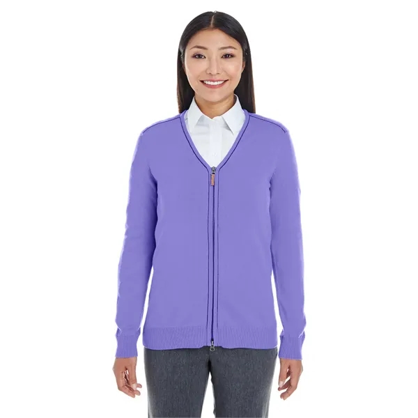 Devon & Jones Ladies' Manchester Fully-Fashioned Full-Zip... - Devon & Jones Ladies' Manchester Fully-Fashioned Full-Zip... - Image 24 of 27