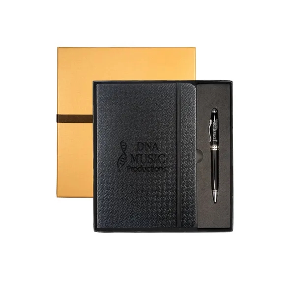 Leeman Tuscany™ Textured Journal And Executive Stylus Pen... - Leeman Tuscany™ Textured Journal And Executive Stylus Pen... - Image 5 of 5