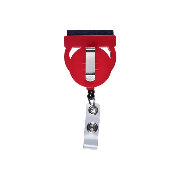 Goofy Group Badge Reel Holder with Screen Cleaner - Goofy Group Badge Reel Holder with Screen Cleaner - Image 1 of 5