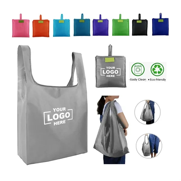 Reusable Shopping Bag Foldable Large Grocery Tote - Reusable Shopping Bag Foldable Large Grocery Tote - Image 0 of 8