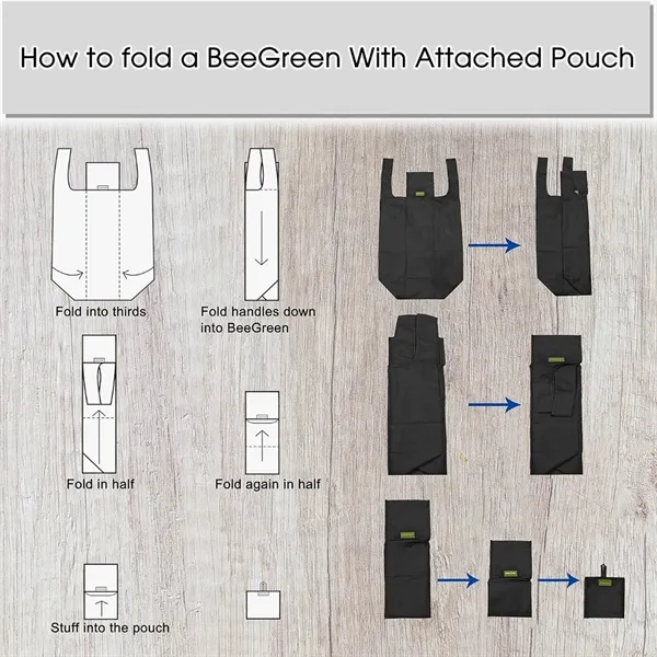 Reusable Shopping Bag Foldable Large Grocery Tote - Reusable Shopping Bag Foldable Large Grocery Tote - Image 6 of 8