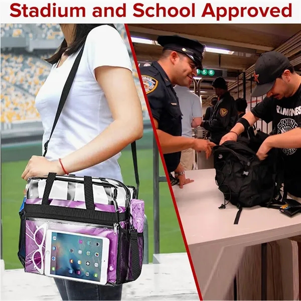 Stadium Approved See Through Clear Tote Bag - Stadium Approved See Through Clear Tote Bag - Image 4 of 7