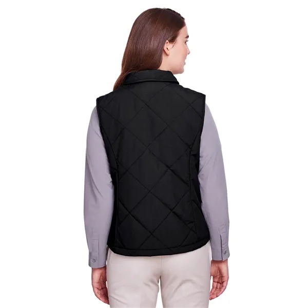 UltraClub Ladies' Dawson Quilted Hacking Vest - UltraClub Ladies' Dawson Quilted Hacking Vest - Image 1 of 11