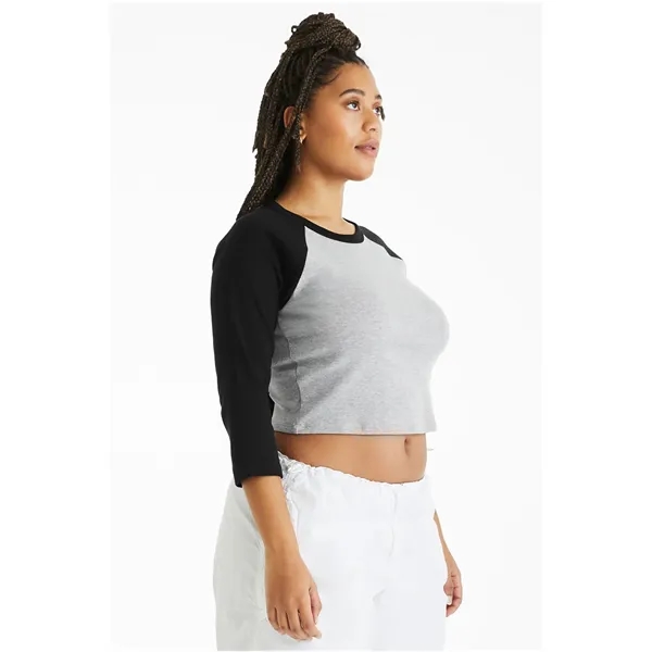 Bella + Canvas Ladies' Micro Ribbed Three-Quarter Raglan ... - Bella + Canvas Ladies' Micro Ribbed Three-Quarter Raglan ... - Image 42 of 55