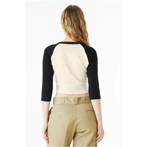 Bella + Canvas Ladies' Micro Ribbed Three-Quarter Raglan ... - Bella + Canvas Ladies' Micro Ribbed Three-Quarter Raglan ... - Image 46 of 55