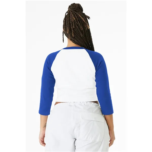 Bella + Canvas Ladies' Micro Ribbed Three-Quarter Raglan ... - Bella + Canvas Ladies' Micro Ribbed Three-Quarter Raglan ... - Image 52 of 55