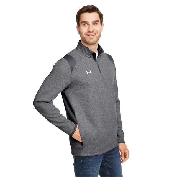 Under Armour Men's Hustle Quarter-Zip Pullover Sweatshirt - Under Armour Men's Hustle Quarter-Zip Pullover Sweatshirt - Image 20 of 31