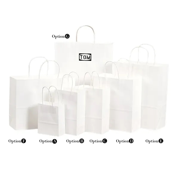 Clothing/Coffee/Gift/Food Delivery Kraft Paper Carry Bags - Clothing/Coffee/Gift/Food Delivery Kraft Paper Carry Bags - Image 0 of 4