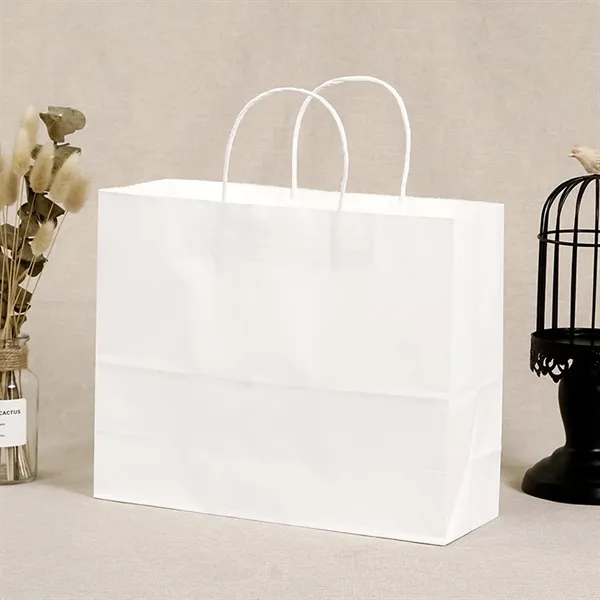 Clothing/Coffee/Gift/Food Delivery Kraft Paper Carry Bags - Clothing/Coffee/Gift/Food Delivery Kraft Paper Carry Bags - Image 2 of 4