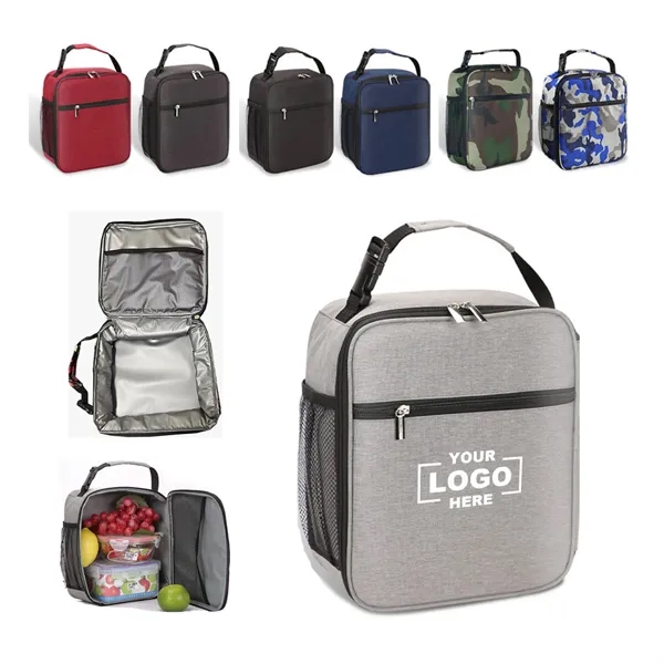Top Buckle Thermal Lunch Cooler Tote Bag - Top Buckle Thermal Lunch Cooler Tote Bag - Image 0 of 5
