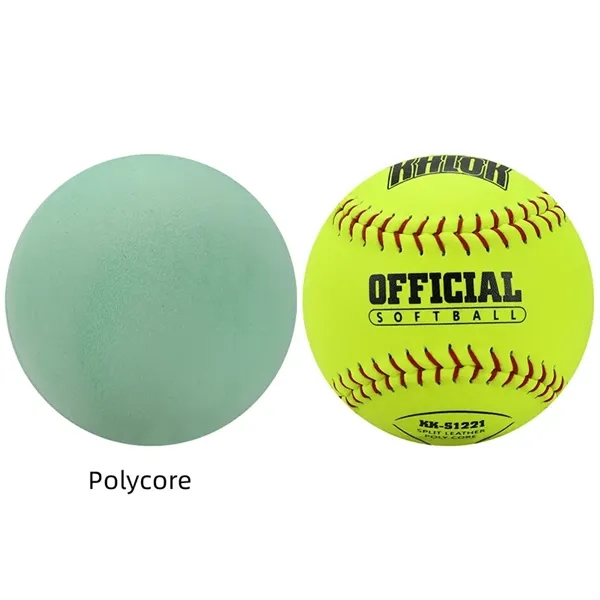 12" Inch Yellow Softballs - 12" Inch Yellow Softballs - Image 2 of 4