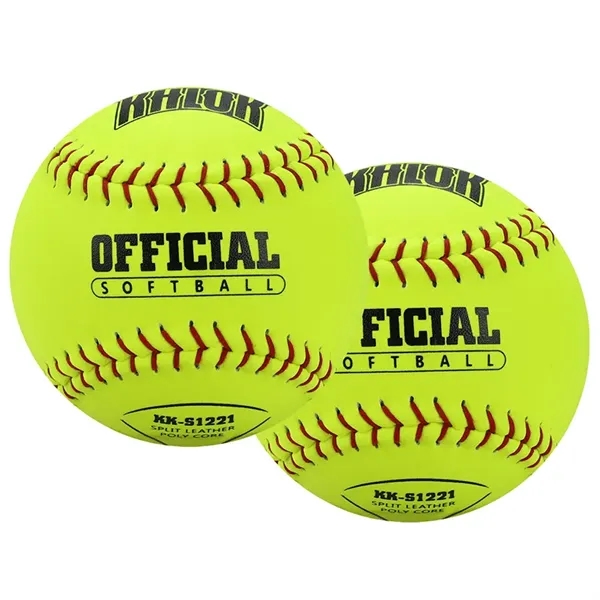 12" Inch Yellow Softballs - 12" Inch Yellow Softballs - Image 3 of 4