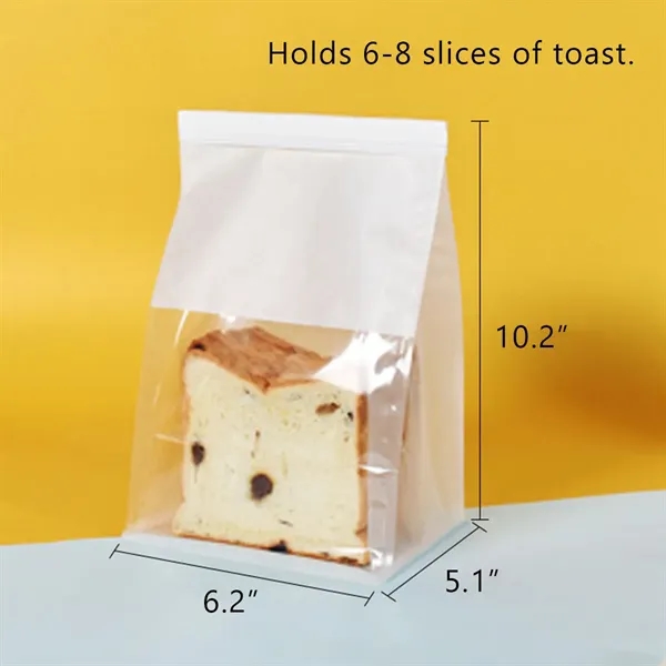 Sliced Toast Bread Food Self-sealing Bag