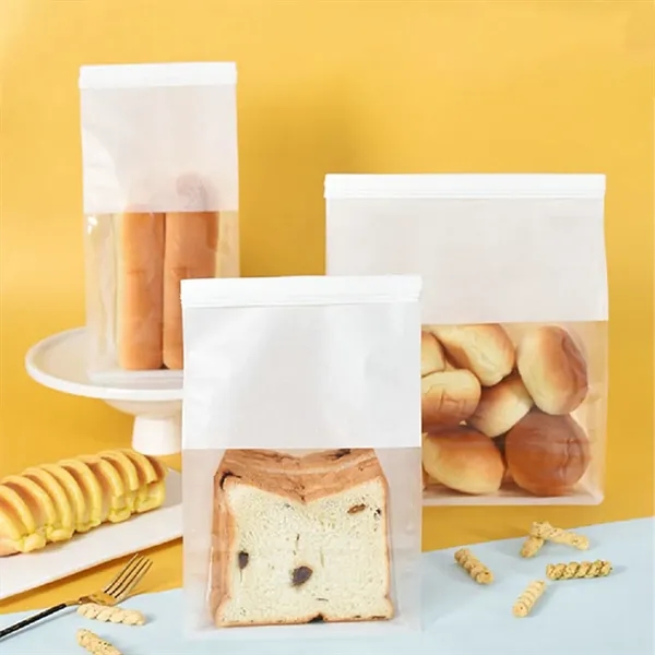 Sliced Toast Bread Food Self-sealing Bag