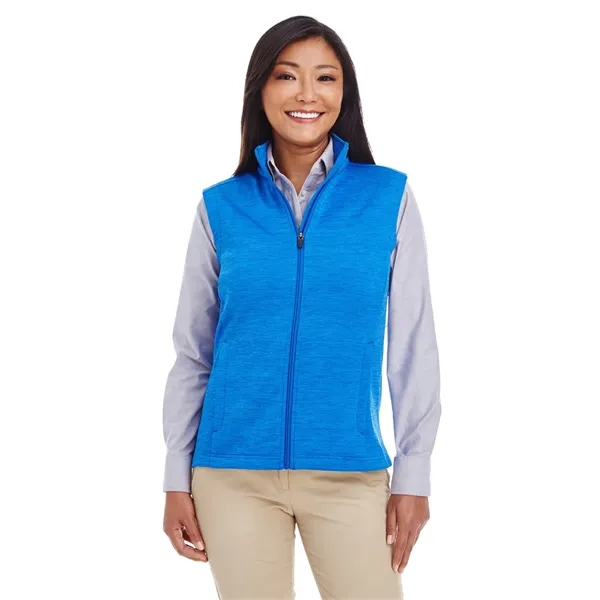 Devon & Jones Ladies' Newbury Melange Fleece Vest - Devon & Jones Ladies' Newbury Melange Fleece Vest - Image 4 of 23