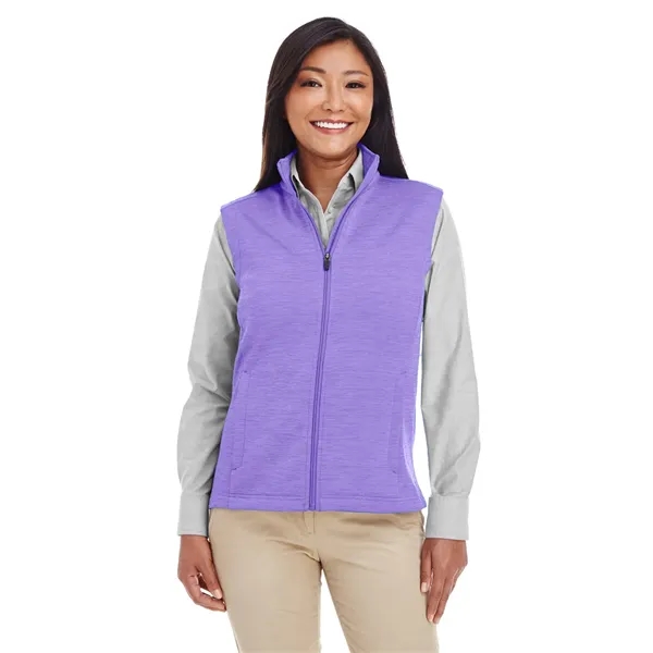 Devon & Jones Ladies' Newbury Melange Fleece Vest - Devon & Jones Ladies' Newbury Melange Fleece Vest - Image 18 of 23