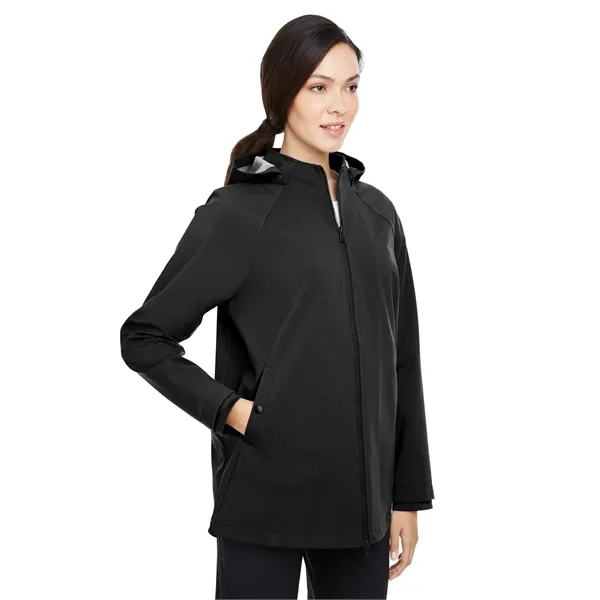 North End Ladies' City Hybrid Soft Shell Hooded Jacket - North End Ladies' City Hybrid Soft Shell Hooded Jacket - Image 16 of 27