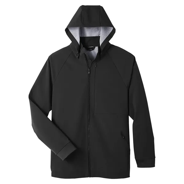 North End Men's City Hybrid Soft Shell Hooded Jacket - North End Men's City Hybrid Soft Shell Hooded Jacket - Image 26 of 27