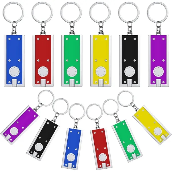 Mini Square LED Flashlight Keychain - Mini Square LED Flashlight Keychain - Image 2 of 2