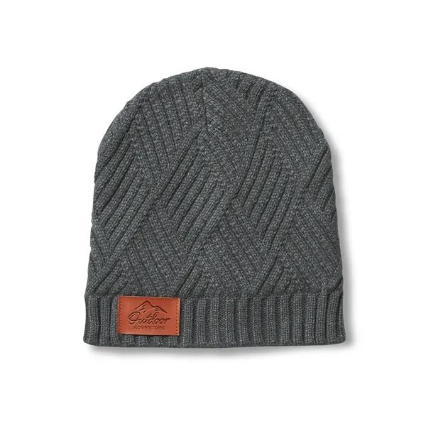 Leeman Trellis Knit Beanie - Leeman Trellis Knit Beanie - Image 2 of 5