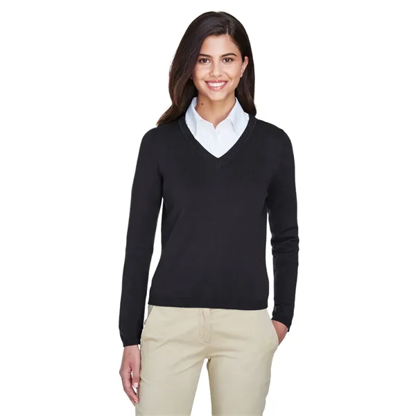 Devon & Jones Ladies' V-Neck Sweater - Devon & Jones Ladies' V-Neck Sweater - Image 4 of 11