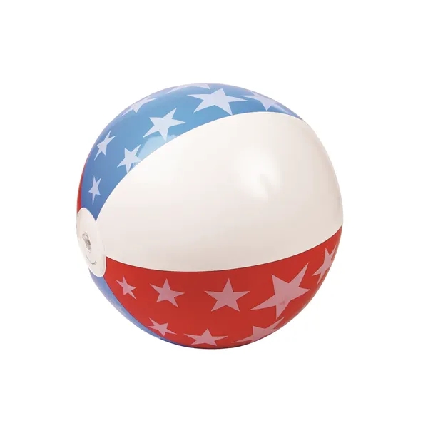 Prime Line 16" Patriotic Inflatable Beach Ball - Prime Line 16" Patriotic Inflatable Beach Ball - Image 1 of 1