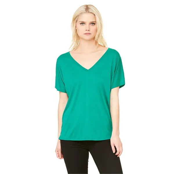 Bella + Canvas Ladies' Slouchy V-Neck T-Shirt - Bella + Canvas Ladies' Slouchy V-Neck T-Shirt - Image 38 of 109