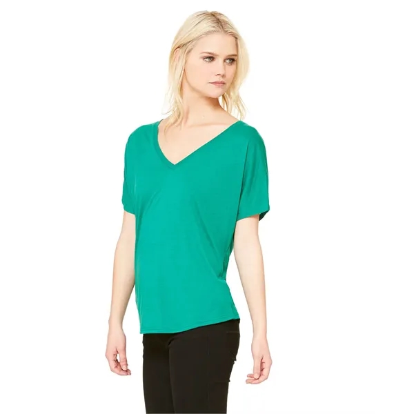 Bella + Canvas Ladies' Slouchy V-Neck T-Shirt - Bella + Canvas Ladies' Slouchy V-Neck T-Shirt - Image 59 of 109