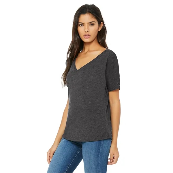 Bella + Canvas Ladies' Slouchy V-Neck T-Shirt - Bella + Canvas Ladies' Slouchy V-Neck T-Shirt - Image 99 of 109