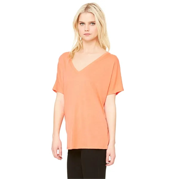 Bella + Canvas Ladies' Slouchy V-Neck T-Shirt - Bella + Canvas Ladies' Slouchy V-Neck T-Shirt - Image 70 of 109