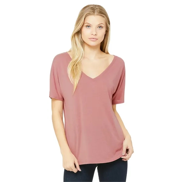 Bella + Canvas Ladies' Slouchy V-Neck T-Shirt - Bella + Canvas Ladies' Slouchy V-Neck T-Shirt - Image 78 of 109