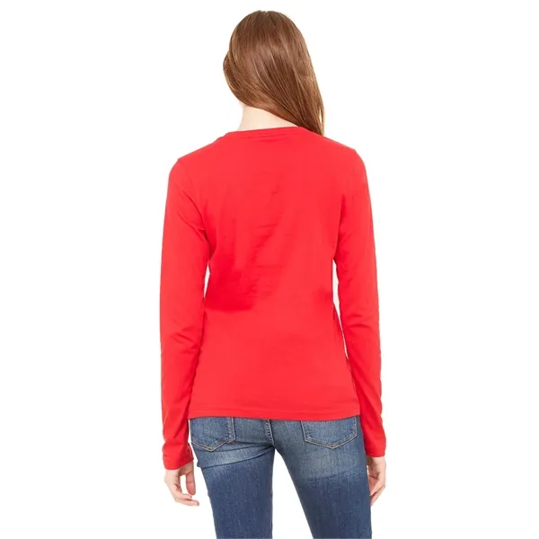 Bella + Canvas Ladies' Jersey Long-Sleeve T-Shirt - Bella + Canvas Ladies' Jersey Long-Sleeve T-Shirt - Image 35 of 68