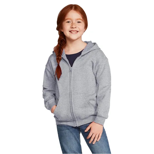 Gildan Youth Heavy Blend™ Full-Zip Hooded Sweatshirt - Gildan Youth Heavy Blend™ Full-Zip Hooded Sweatshirt - Image 24 of 34