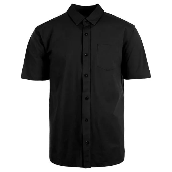 Burnside Men's Woven Short-Sleeve Shirt - Burnside Men's Woven Short-Sleeve Shirt - Image 3 of 8